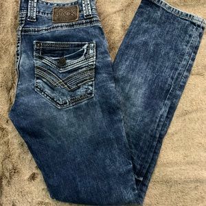 PRICE DROP!Men’s Buckle Black straight Jeans 32L